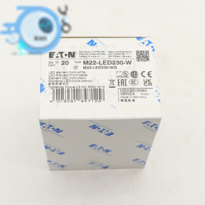 20PCS/BOX New EATON module M22-LED230-W 85-264V white in box