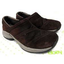 Merrell womens size 7 Primo patch chestnut brown suede loafers