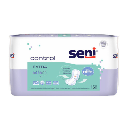 Seni Control 15 Stück Inkontinenzeinlage Inkontinenzhilfe Inkontinenzwindel - Bild 2 von 14