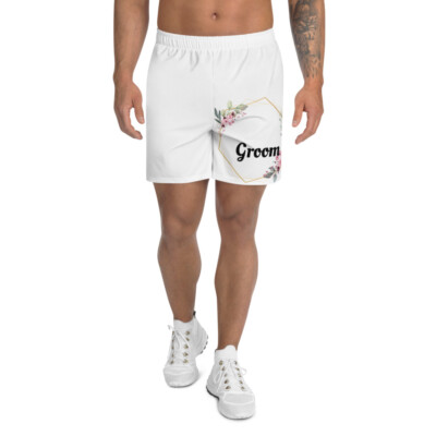 All-Over-Druck lange Sport-Shorts für Herren