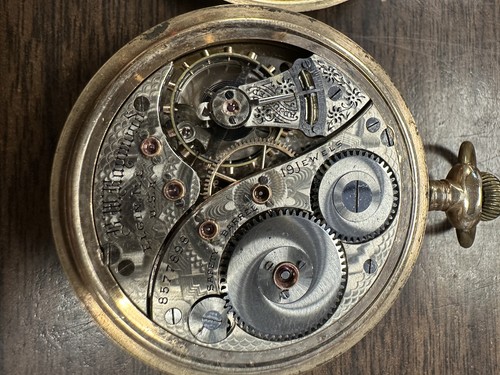 RARE 1901 Elgin B.W. Raymond Railroad Grade 240 Model 8 18s 19j-Works - 第 3/6 張圖片