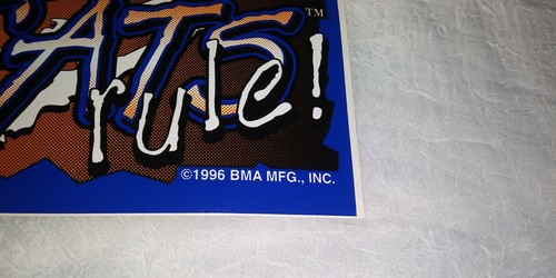 Vintage Kentucky Wildcats w/ Mascot, Bumper Sticker, NEW OLD STOCK!!!!!! - Picture 2 of 2