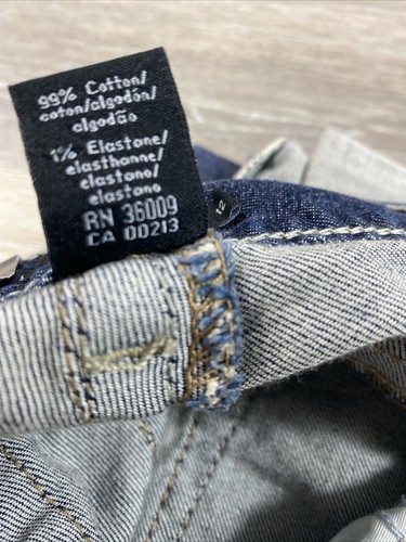 Calvin Klein Jeans 12 Capri Cropped Cuffed Blue Denim Mid Rise Med Wash Casual - Picture 12 of 12