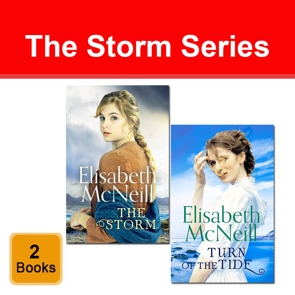 The Storm Series 2 Books Collection Set by Elisabeth McNeill Turn of the Tide
