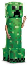 Creeper Inflatable Minecraft Mojang Game Fancy Dress Up Halloween Child Costume