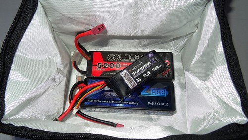 LIPO BATTERY BAG FOR SAFE STORAGE AND CHARGING, LARGE, FIRE RETARDANT UK SELLER - Picture 6 of 11