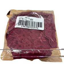 NWT Soma Size M Vanishing Edge Lace Back Bikini Panty Honey Rose