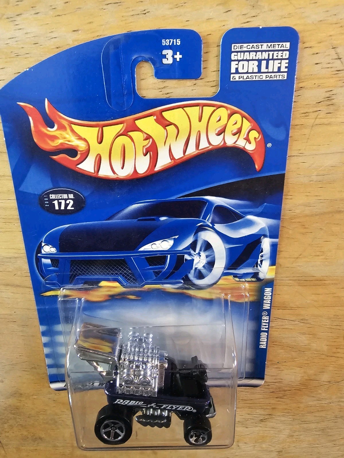 Hot Wheels Radio Flyer Wagon, Purple; 2001 Collector No.  172