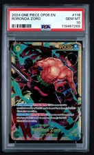 One Piece - Roronoa Zoro - Secret - OP06-118 Wings of Captain - PSA 10