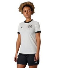 Size M- Adidas Originals Women's Germany Anniversary Jersey, Cloud White/Black.