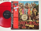 The Beatles "SGT.PEPPERS" w/WIDE MONO OBI 1986 UK CUTTING JAPAN LIMITED RED LP