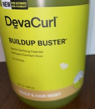 NEW Deva CURL Buildup Buster Gentle Clarifying Cleanser Scalp & Hair Reset 32 oz