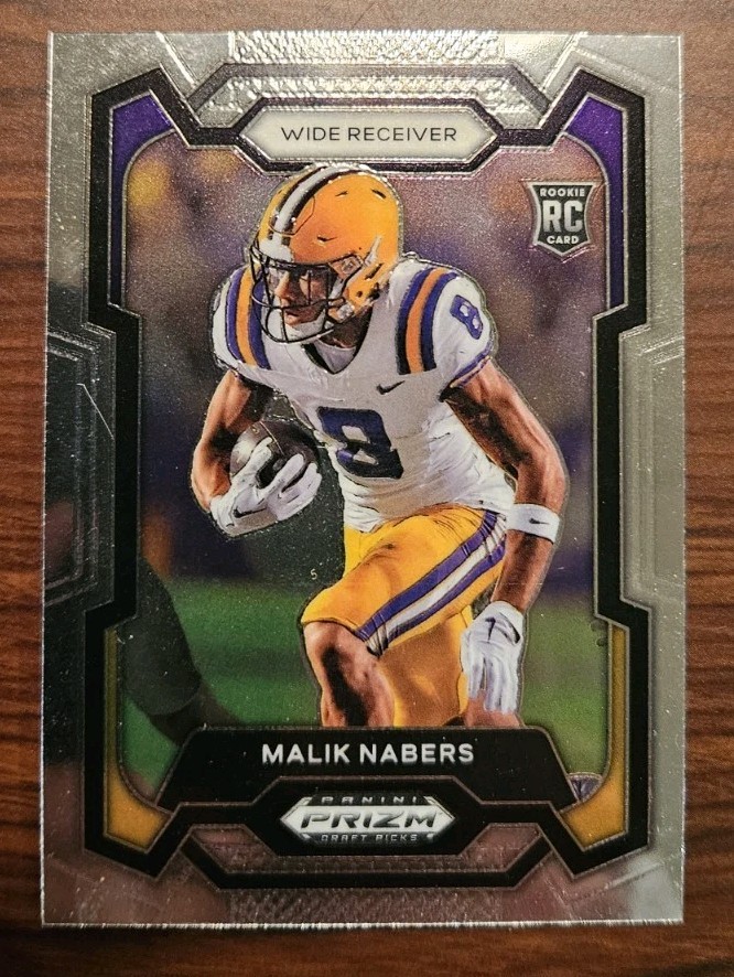 2024 Panini Prizm Draft Picks - Malik Nabers #109 Silver Prizm (RC)