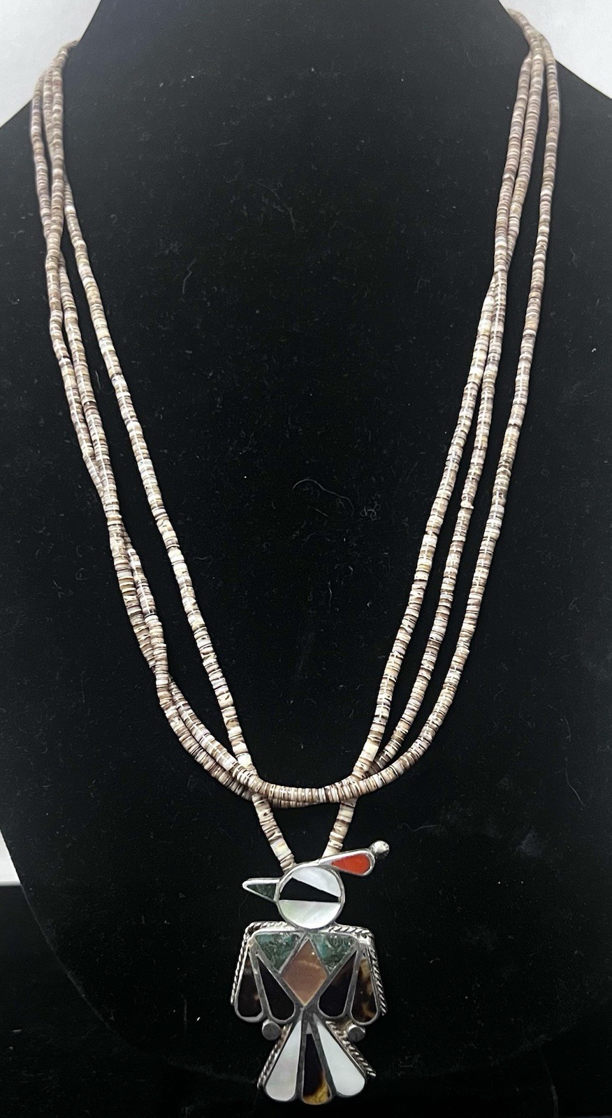 Vintage Native American Sterling Silver Multi Sto… - image 3