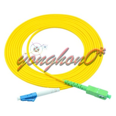 5 Meter SC/APC to LC/UPC SM Single Mode 9/125 Fiber Patch Cord Simplex
