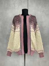 Dale of Norway Vintage Norwegian Wool Cardigan Size L Open Front