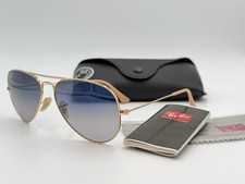 Ray Ban RB3025 001/78 58mm AVIATOR Polarized blue/gray AUTHENTIC ITALY