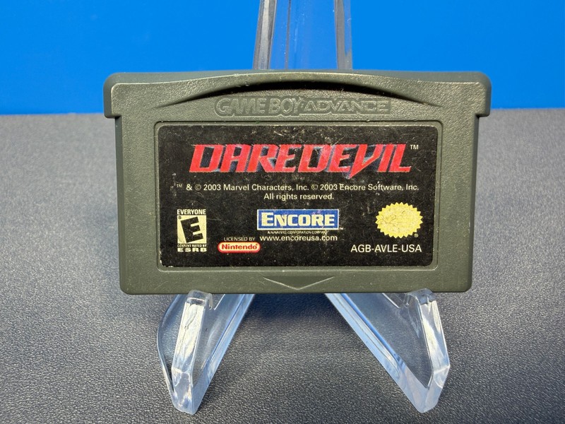 NINTENDO GBA GAMEBOY GAME BOY ADVANCE DAREDEVIL DARE DEVIL MARVEL GAME