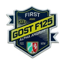 Patch/Aufn&auml;her F223 Fregatte NORDRHEIN-WESTFALEN &ndash;&nbsp;"FIRST GOST 2020" - German...