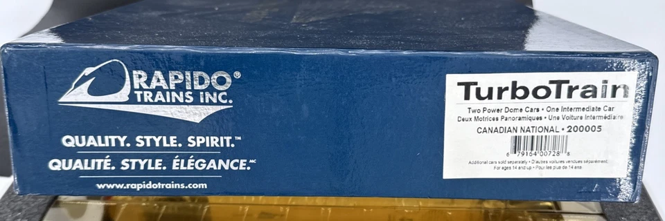 Rapido HO 200005 Canadian National White TurboTrain with box complete L/N Cond - Image 2 of 4