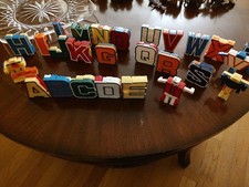 Lakeshore Alpha-Bots 26 Alphabet Transformer Robots Learning Toys Alphabot