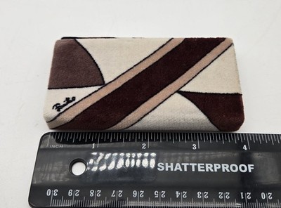Vintage 1960s Emilio Pucci velour key holder case