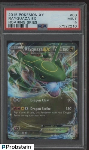 2015 Pokemon XY Roaring Skies #60 Rayquaza EX PSA 9 MINT