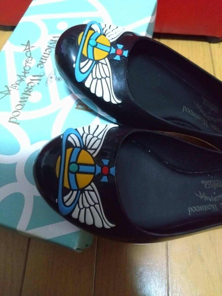 Vivienne Westwood Melissa Orb Wing Pumps Flat Shoes Size:38 Used