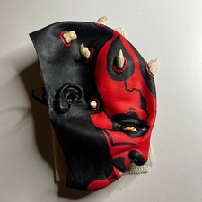 Star Wars Darth Maul Latex Mask Vintage Lucasfilm Ltd Sith Lord Cosplay Costume