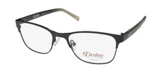DEREON DOV529 CAT EYE EYEGLASS FRAME/GLASSES SIGNATURE LOGO ON TEMPLES GENUINE