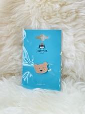 Jellycat Bartholomew Bear Head Pin Badge BNWT Authentic Collectible