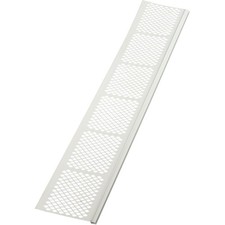 Amerimax 6-1/2 In. x 3 Ft. White Vinyl Gutter Guard 85370 Amerimax 85370