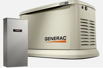 #ad Generac Guardian 26kW Standby Generator w 200 amp Transfer Switch 7291 $4200.00