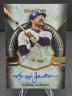 2021 Topps Diamond Icons - Autographs Reggie Jackson #AC-RJ #12/25 (AU) Yankees