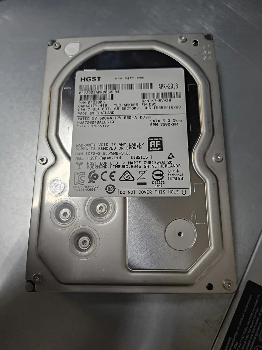 HGST 4TB Computer Internal Hard Disk Drives for sale | eBay