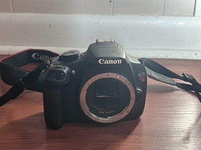 Canon EOS Rebel T5 DSLR Camera - Black Body Only with battery and charger 