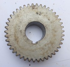 alte Welle Maschinenrad Zahnrad Eisen Maschinenteil Industrie Design Zacken Fe #