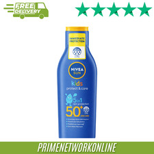 NIVEA SUN Kids Protect & Care Sun Lotion SPF50+ 200ml 100% ORIGINAL ⭐⭐⭐⭐⭐ 37.45 per litre