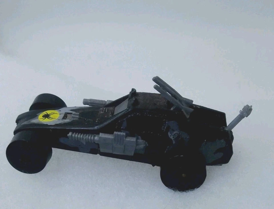 Hot Wheels Rare 1981 Hot Wheels Mega Force Destroyer Black With Spider Mint - Image 2 of 4