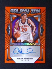 2024-25 Panini Obsidian Allan Houston Galaxy Ink Auto Orange /99
