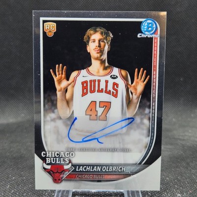 Lachlan Olbrich 2025-26 Bowman Basketball Chrome Rookie Auto