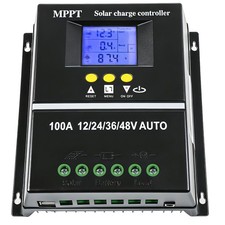 MPPT 100A Solar Charge Controller Tools 12V/2...