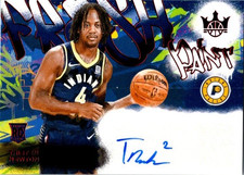 2024-25 Panini Court Kings #FP-NEW Tristen Newton /99 Fresh Paint RC Rookie Auto