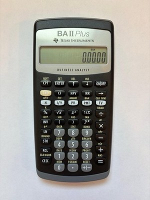 Texas Instruments BA II Plus Financial Calculator Handheld LCD Display