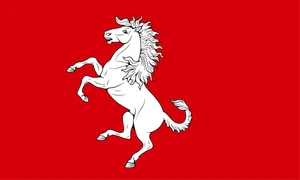 Kent Flag Self Adhesive Vinyl Sticker