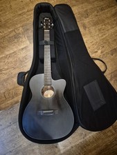 Cort Core OC Spruce Acoustic Electric Guitar with Gig Bag In Black