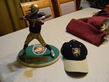 West Point Army Black Knights Football Hat & Custom 12 Inch Figure McFarlane HTF