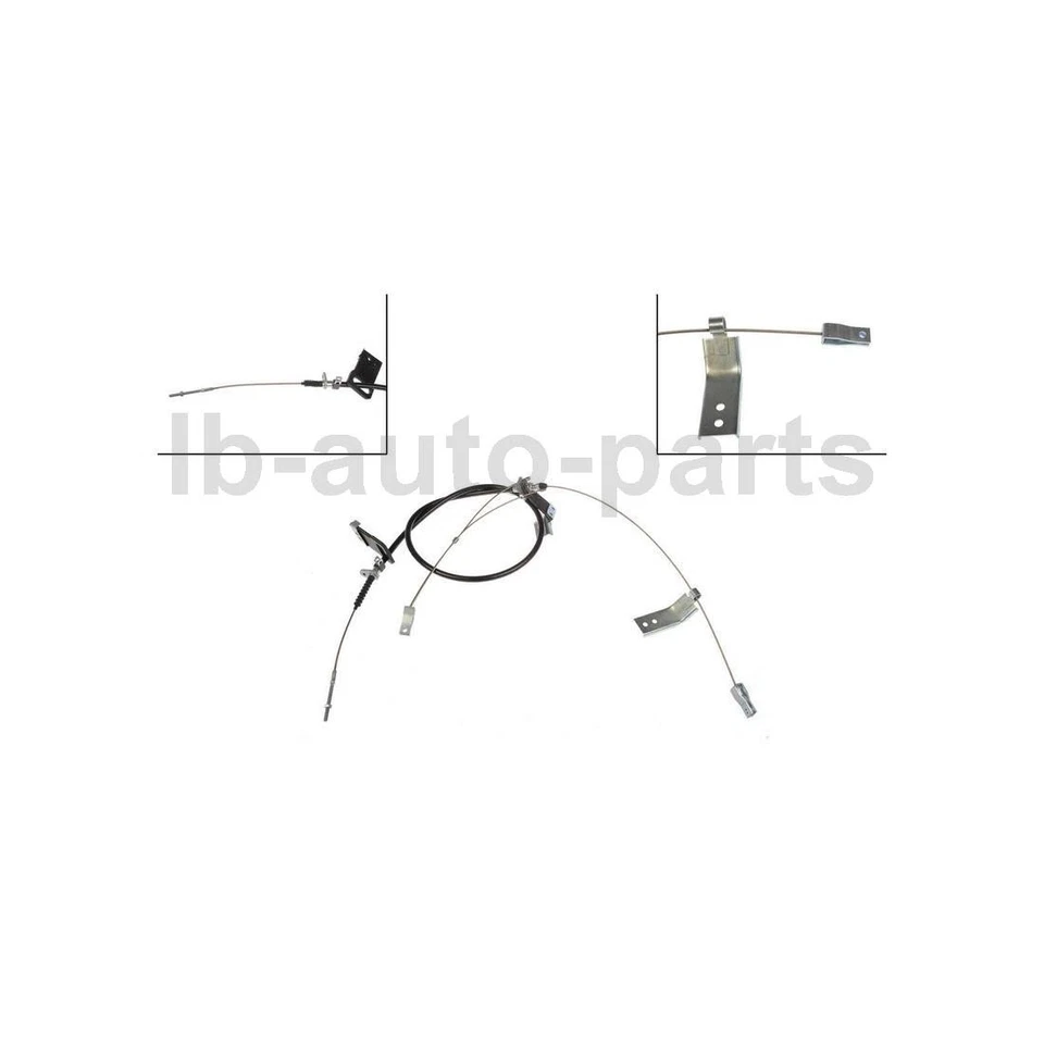 Cable de freno de estacionamiento trasero 2x Dorman para Nissan D21 1986-1994 Foto 3 de 4