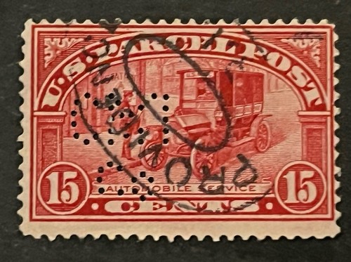 Travelstamps:1912-13 US Stamps Sc# Q7 Auto Service, 15 Cents Used ng parcel post - Picture 2 of 5