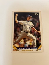 1993 Topps - Rich DeLucia #152 Seattle Mariners MLB Baseball Base Set
